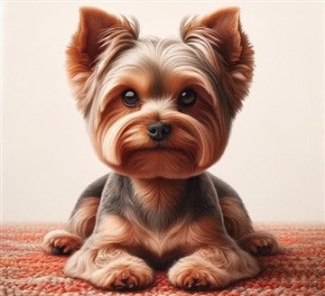 Close up of Yorkshire Terrier 