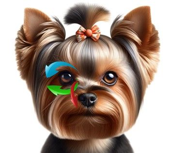 Yorkshire Terrier Eye Cleaning Steps