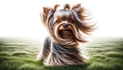 Yorkshire Terrier Healthy Coat of Hair