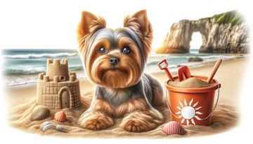 Yorkie Beach Cover Up Yorkie Beach Cover Up