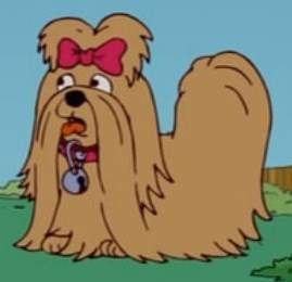 Yorkshire Terrier from the Simpsons TV show