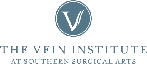 The logo for the vein institute at southern surgical arts