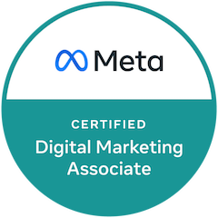 Meta Digital marketing certification badge