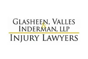 The logo for glasheen , valles inderman , llp injury lawyers