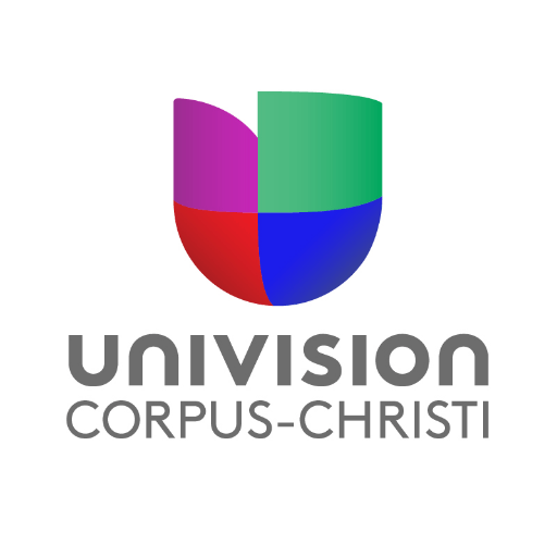 A logo for univision corpus christi is shown on a white background.