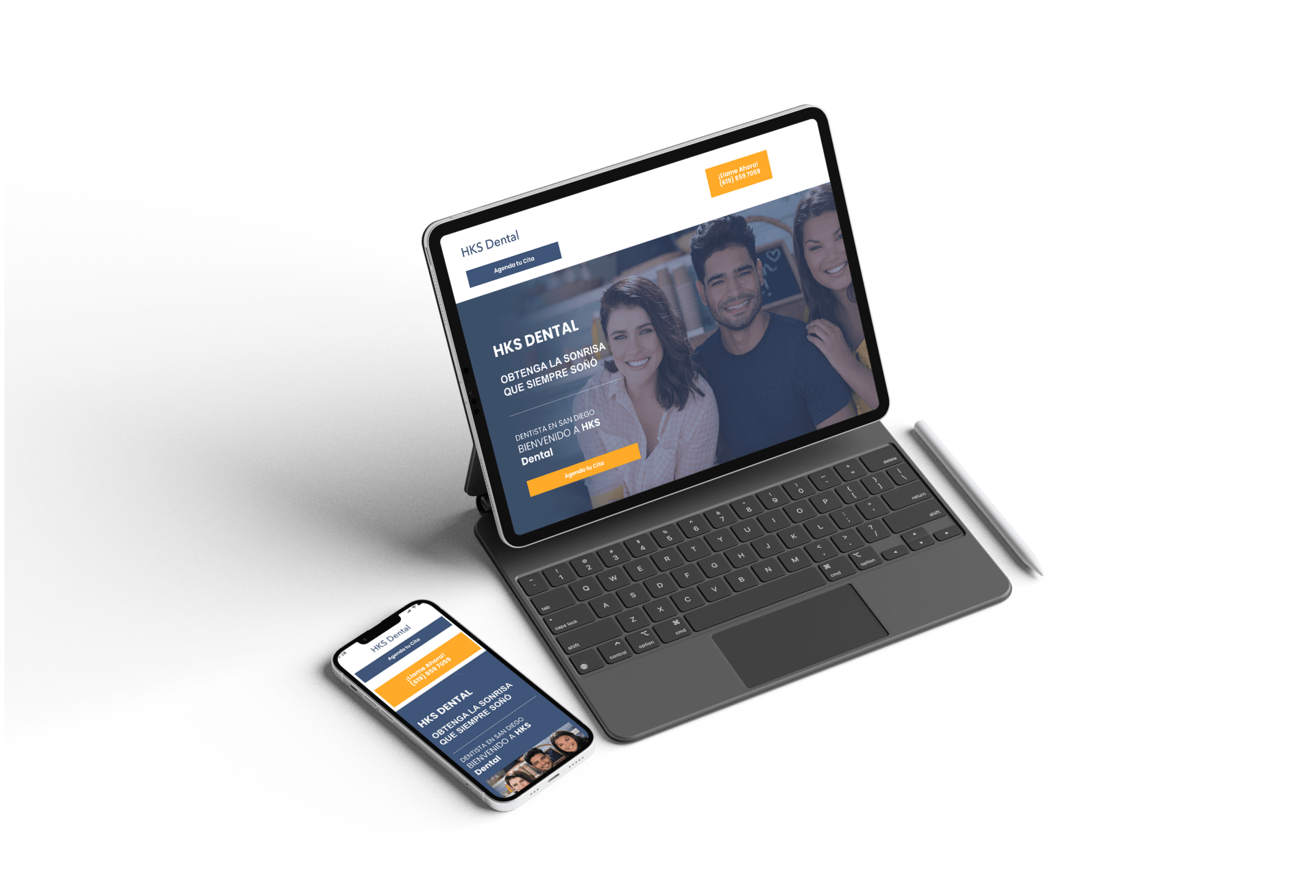 A laptop and a cell phone are sitting next to each other on a table.