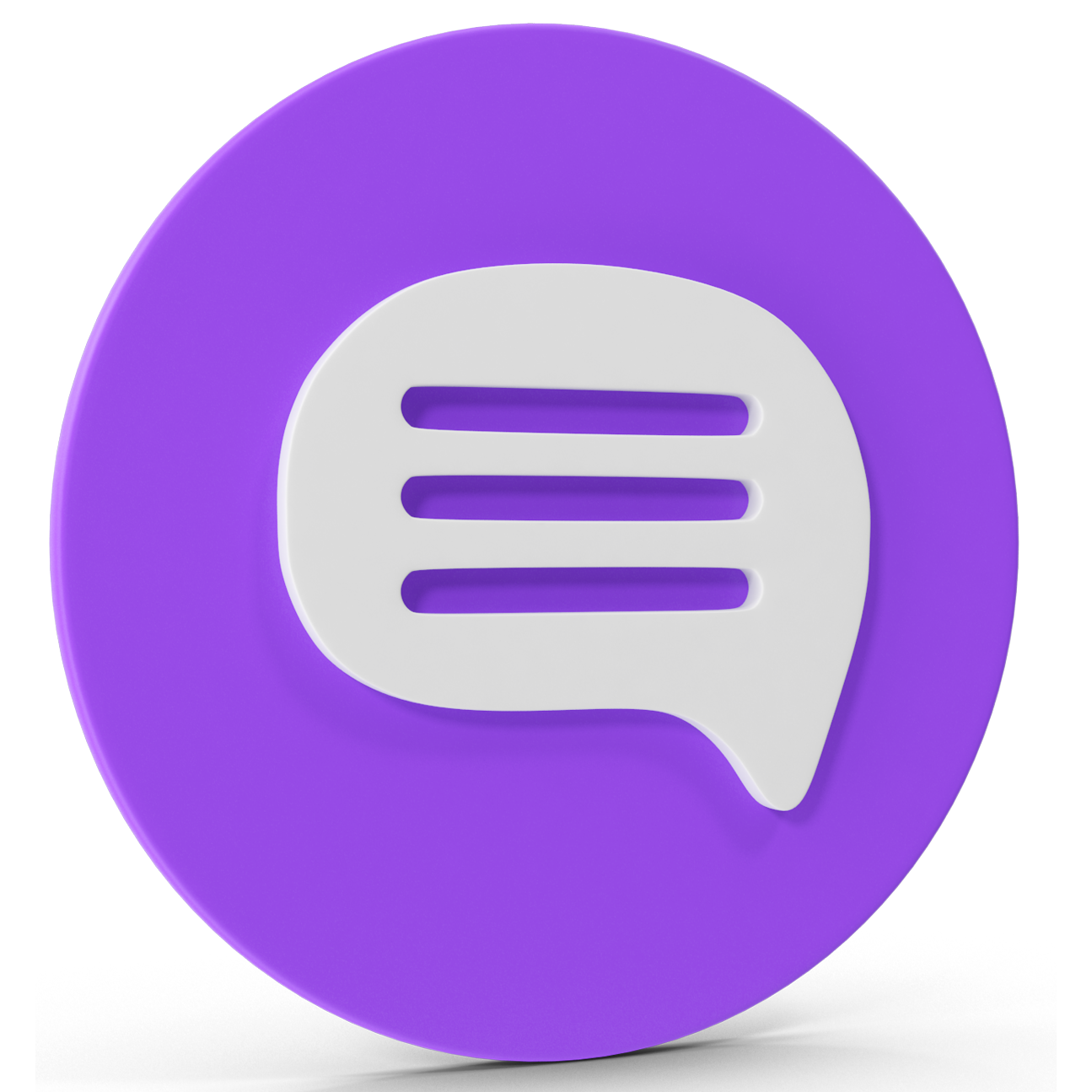 chat purple icon