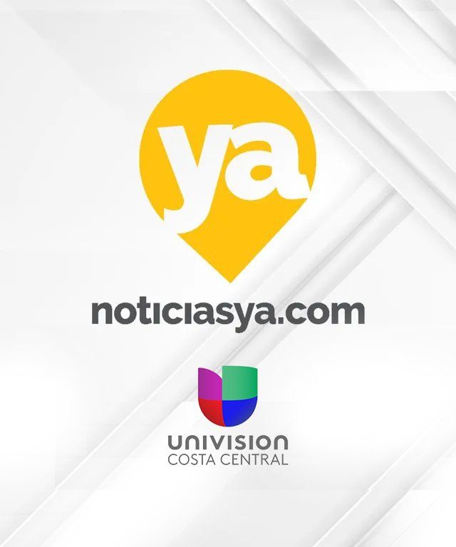A logo for ya noticiasya.com and univision costa central