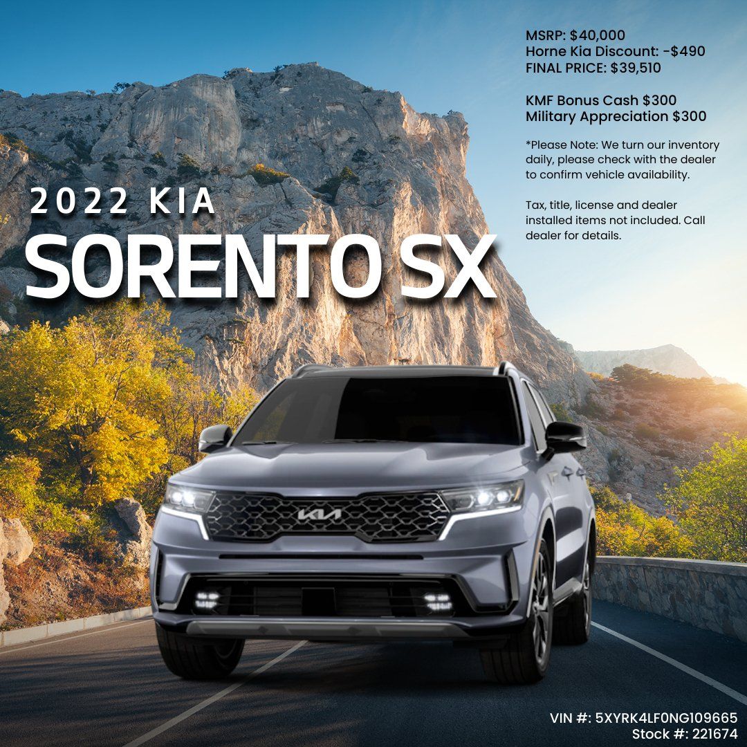 2022 Kia Sorento social media ad