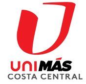 The logo for unimas costa central is red and black.