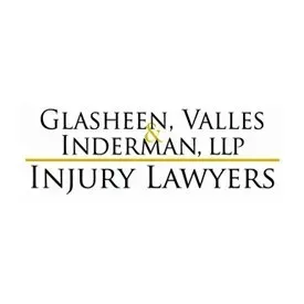 A logo for glasheen , valles inderman , llp injury lawyers.