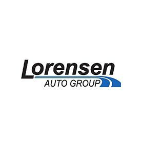 The lorensen auto group logo is on a white background.