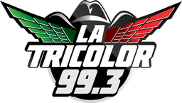 A logo for a radio station called la tricolor 93.3