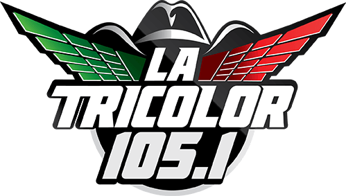 A logo for a radio station called la tricolor 105.1