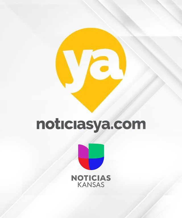 A logo for ya and noticias kansas on a white background