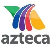 The azteca logo is a colorful logo with a rainbow of colors.