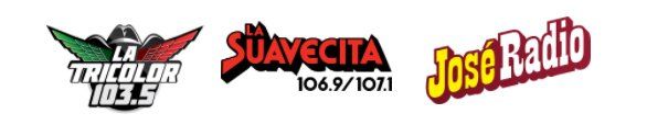 The logos for tricolor suavecita and jose radio