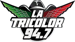 A logo for a radio station called la tricolor 94.7