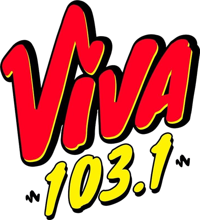 A logo for a radio station called viva 103.1