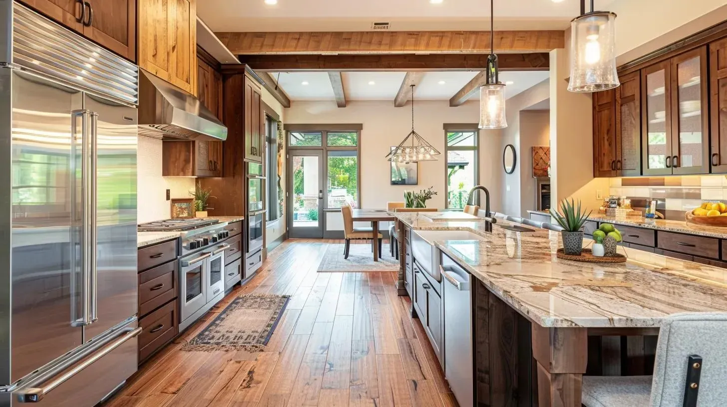 Kitchen Layout Clearances: Walkways, Work Aisles & Door Swings (Guide)
