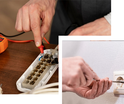 A man is fixing a sink in a kitchen.