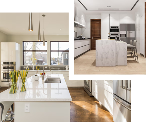 A man is fixing a faucet in a bathroom sink.