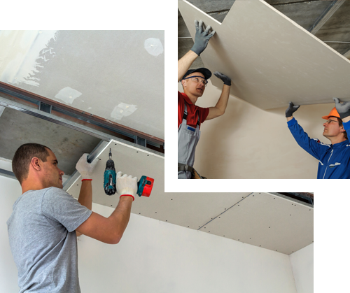 A man is fixing a faucet in a bathroom sink.