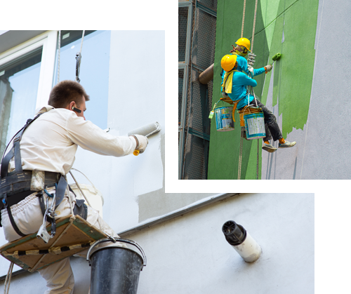 A man is fixing a sink in a kitchen.