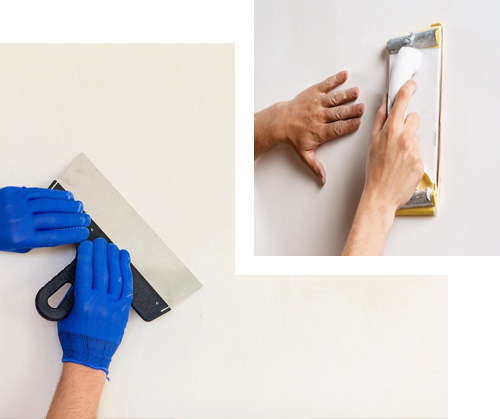 Electrician working on electrical panel, testing wires with a multimeter. Close up of the panel and wiring.