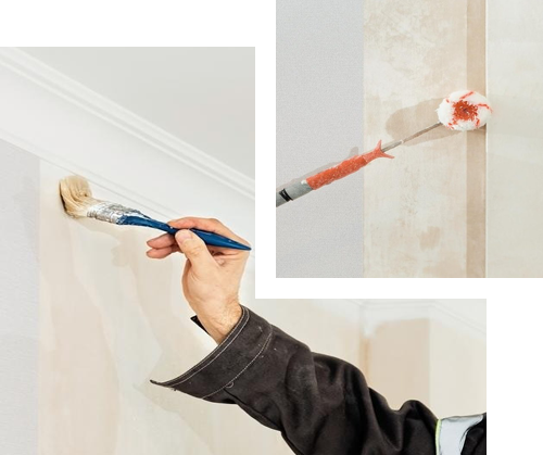 A man is fixing a sink in a kitchen.