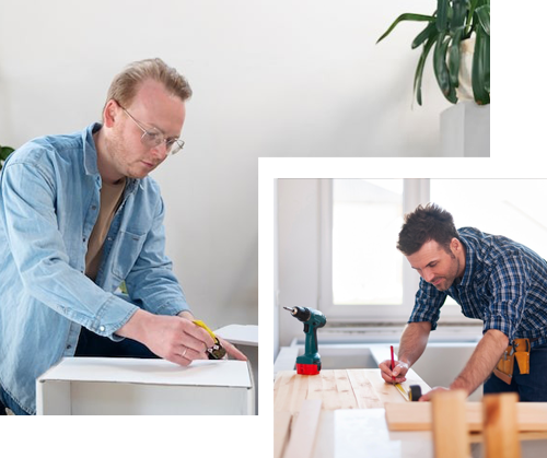 Electrician working on electrical panel, testing wires with a multimeter. Close up of the panel and wiring.