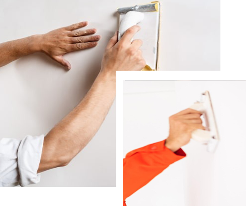 Electrician working on electrical panel, testing wires with a multimeter. Close up of the panel and wiring.