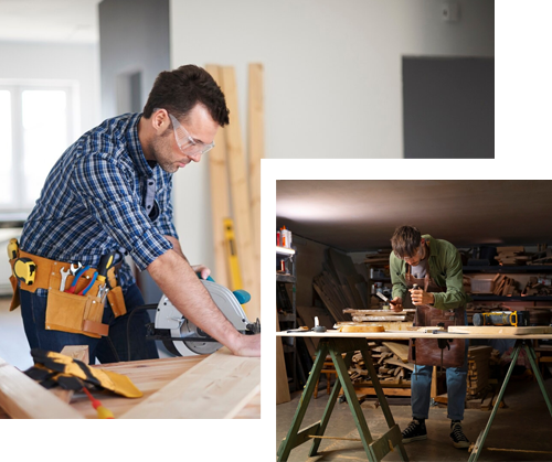 Electrician working on electrical panel, testing wires with a multimeter. Close up of the panel and wiring.