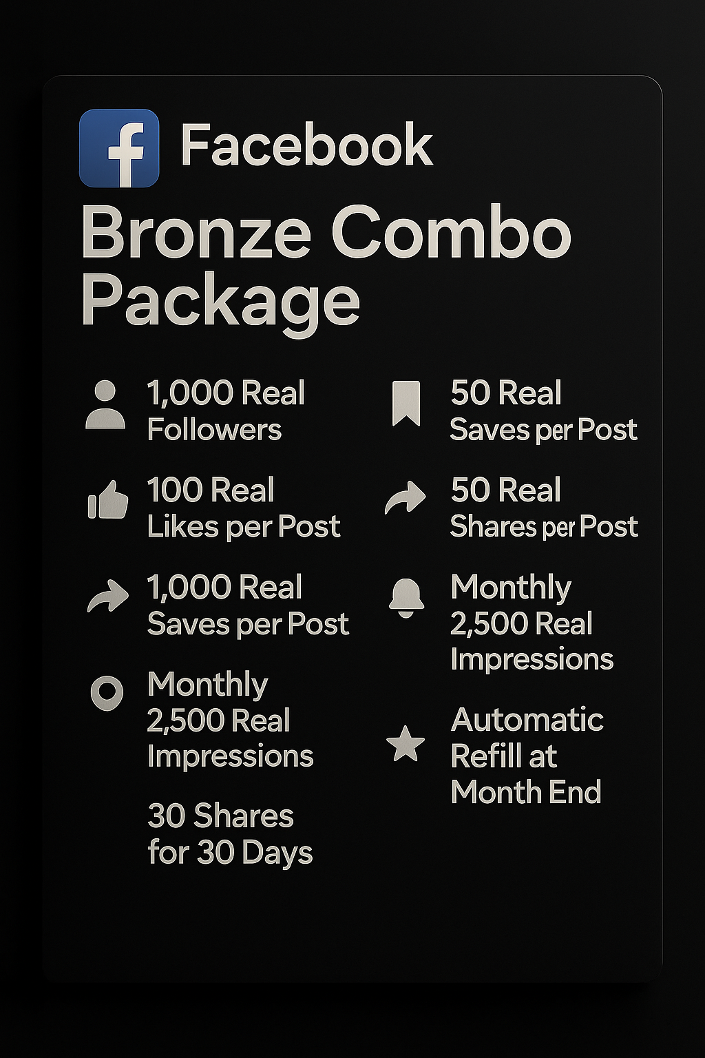 ? Facebook Bronze Combo Package — The Foundation Tier