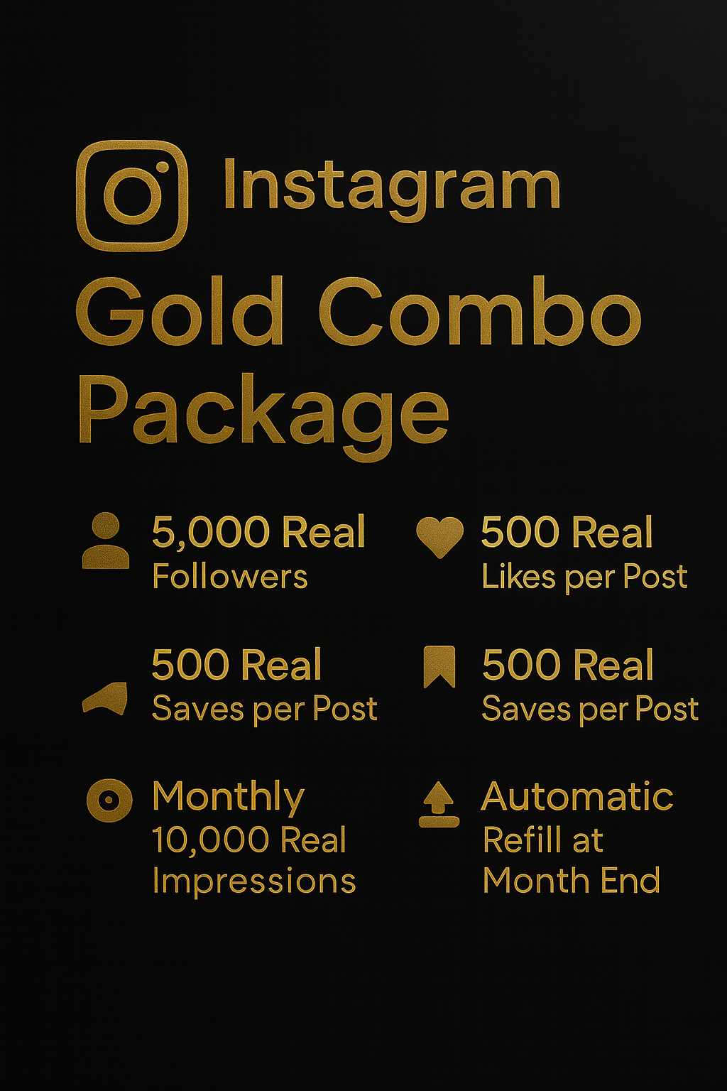 ? Instagram Gold Combo Package