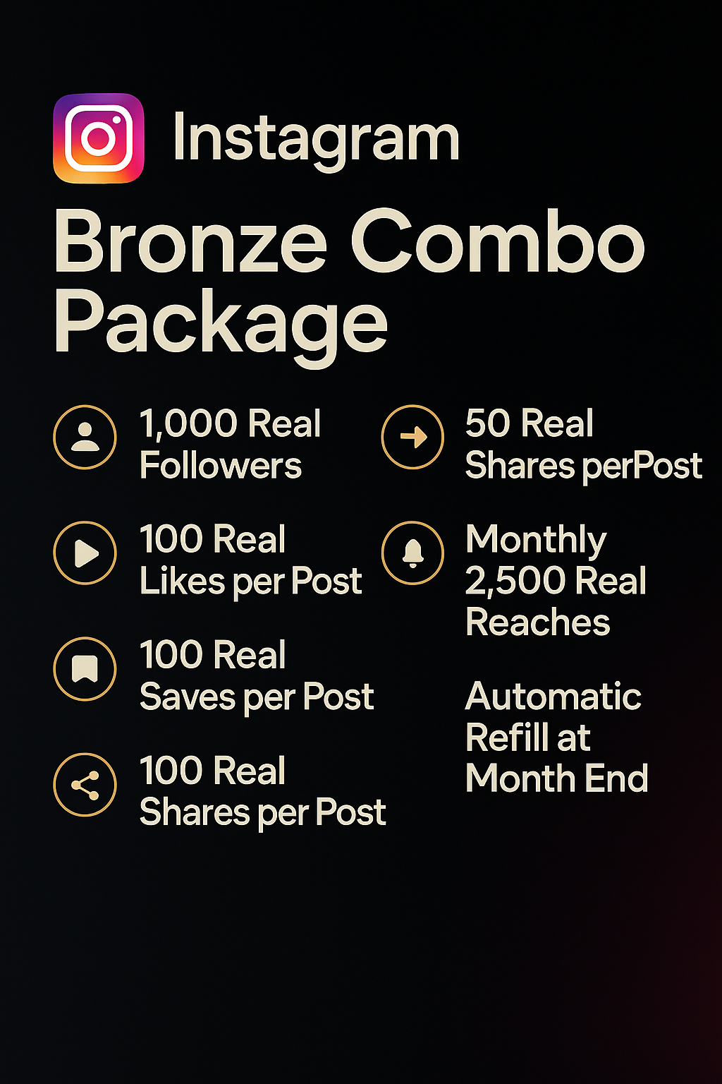 ? Instagram Bronze Combo Package