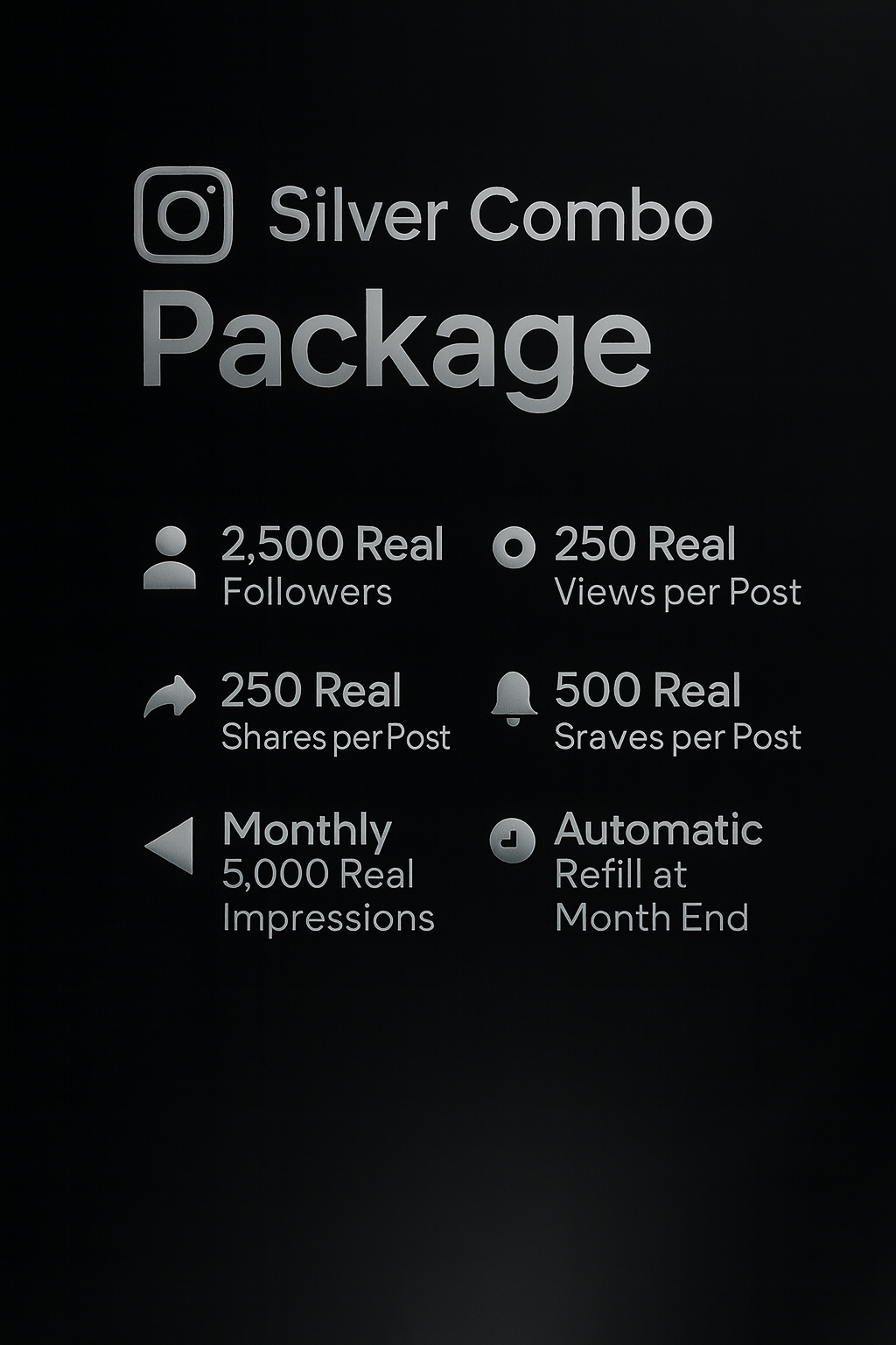 ? Instagram Silver Combo Package