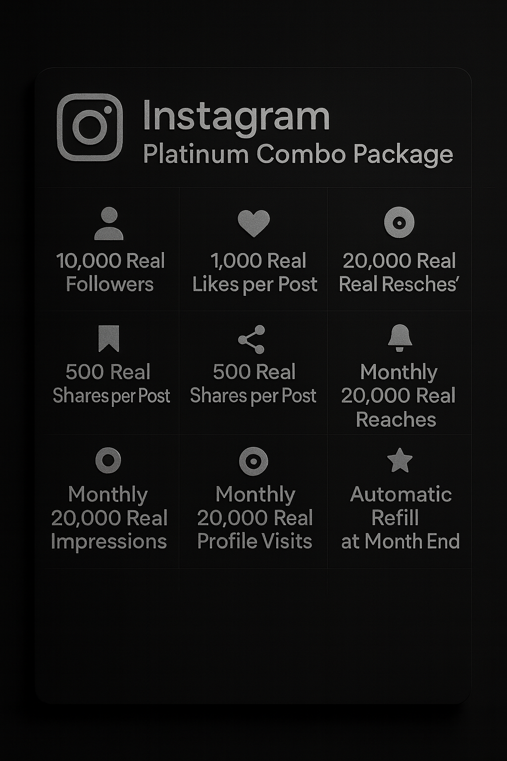 ? Instagram Platinum Combo Package