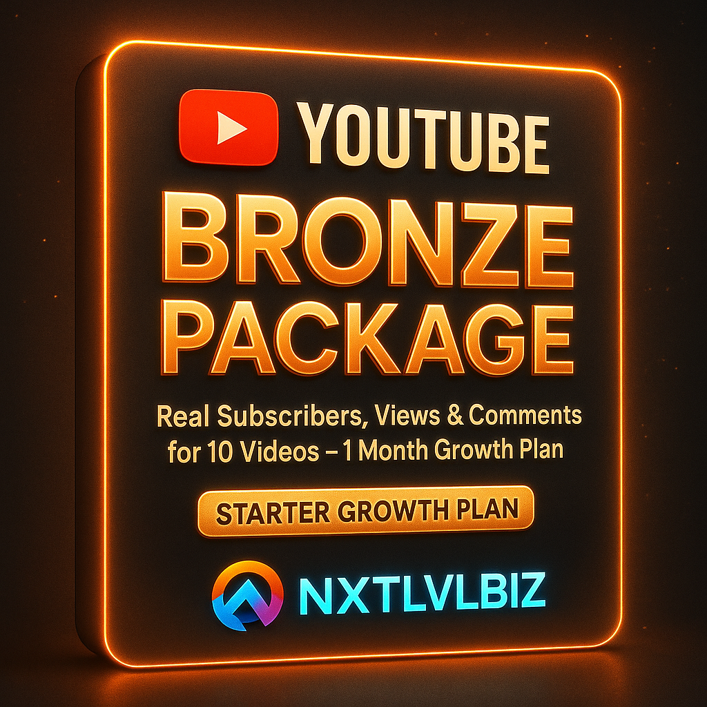 ? YouTube Bronze Combo Package