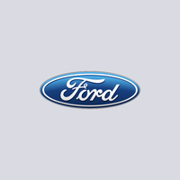 Ford logo: Blue oval with white "Ford" script.