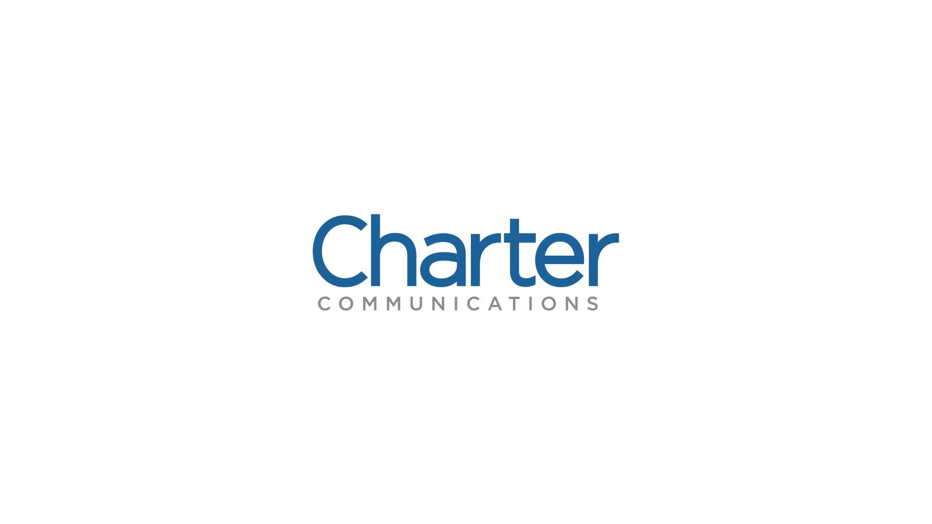 The charter communications logo is on a white background.