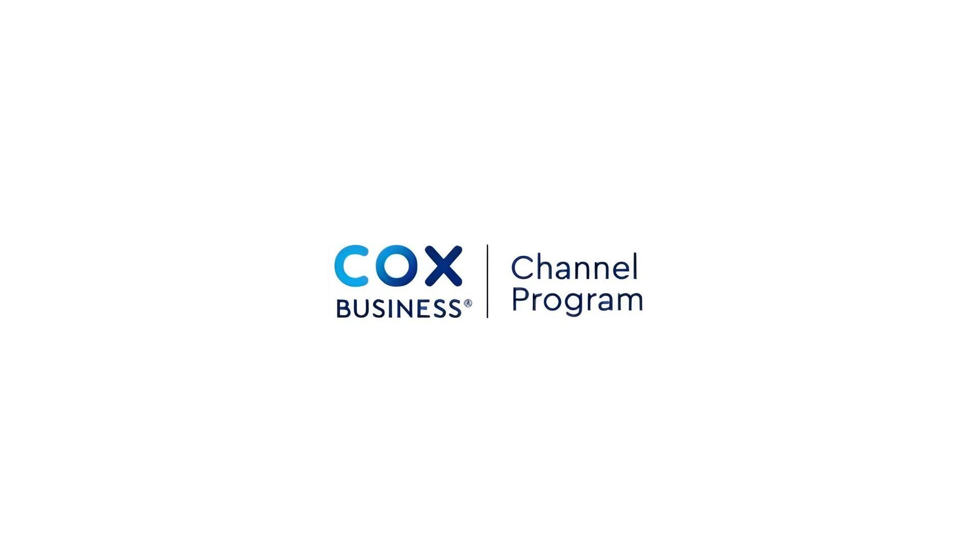 Cox business channel program logo on a white background