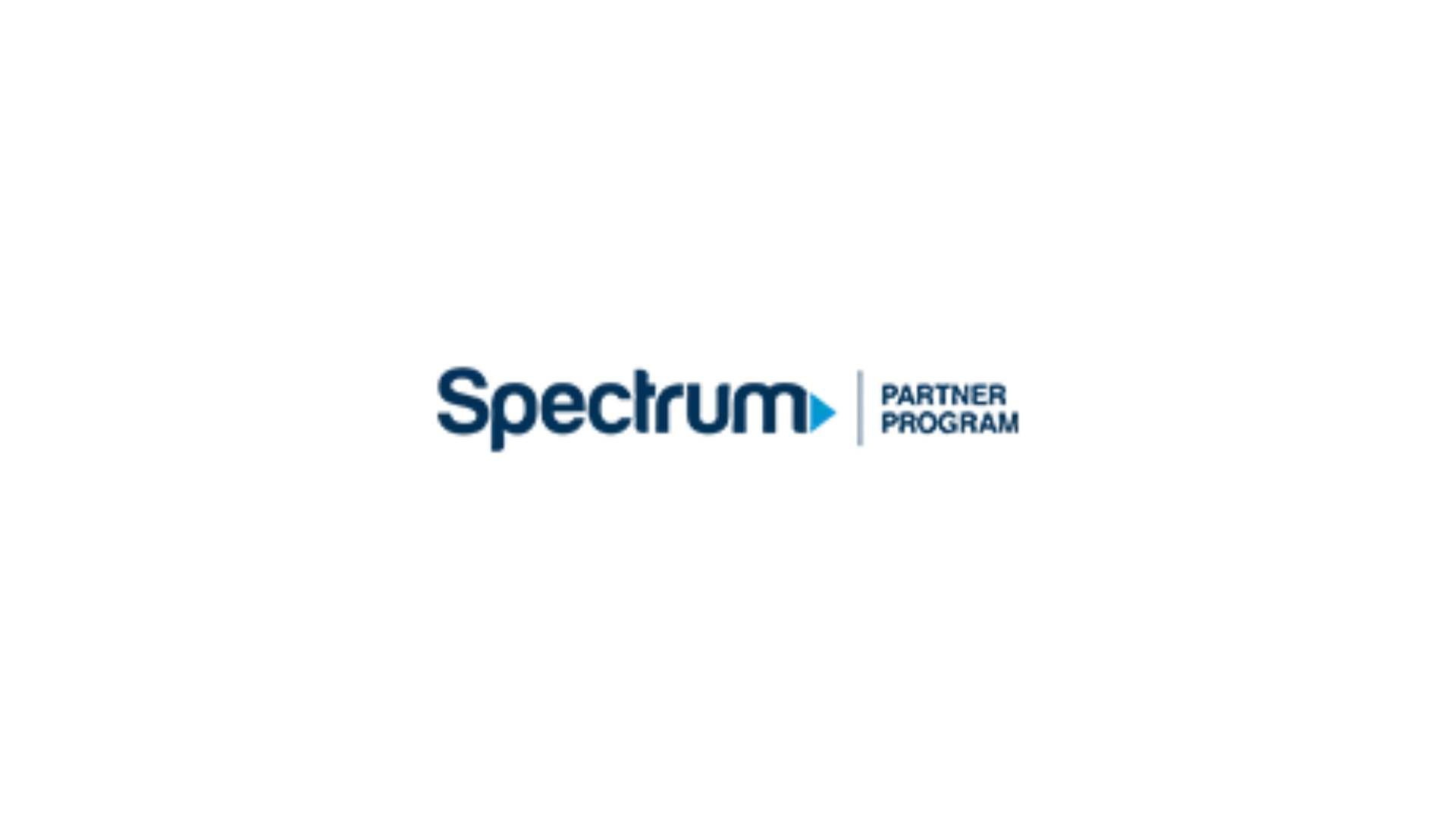 The spectrum partner program logo is on a white background.