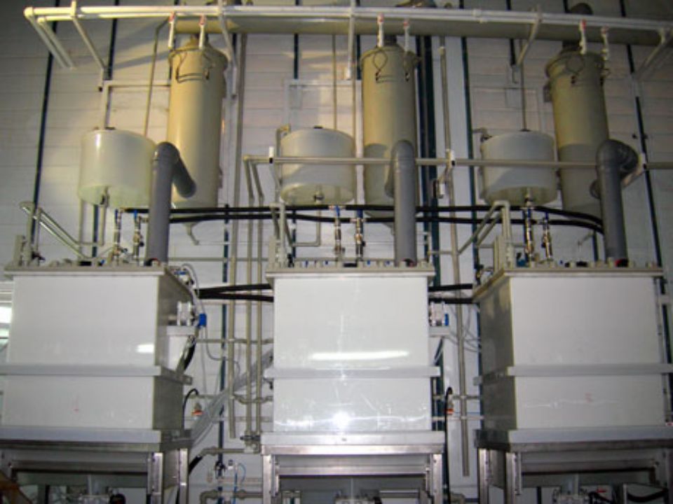 Impianto per l’affinazione dell’oro 2