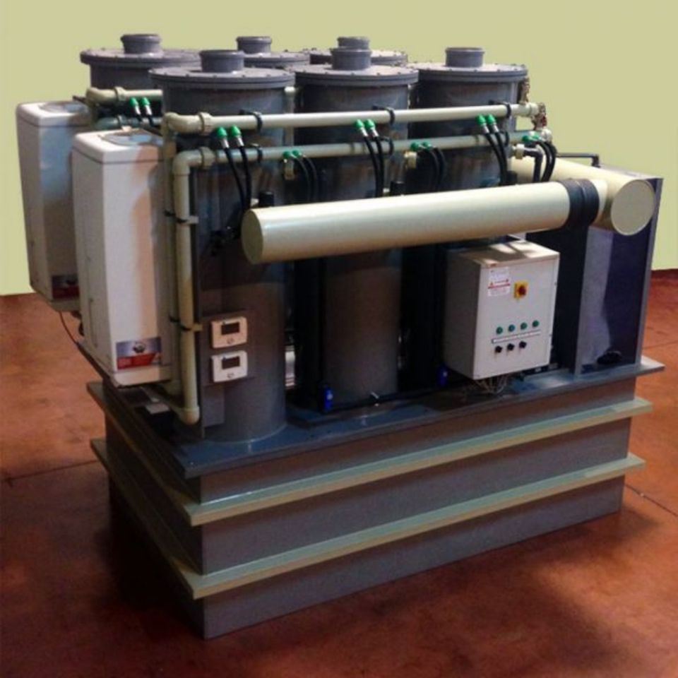 Evaporatore per acque industriali