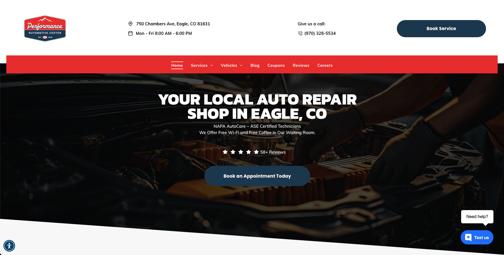 Nissan Auto Repair Eagle, CO Performance Automotive Center