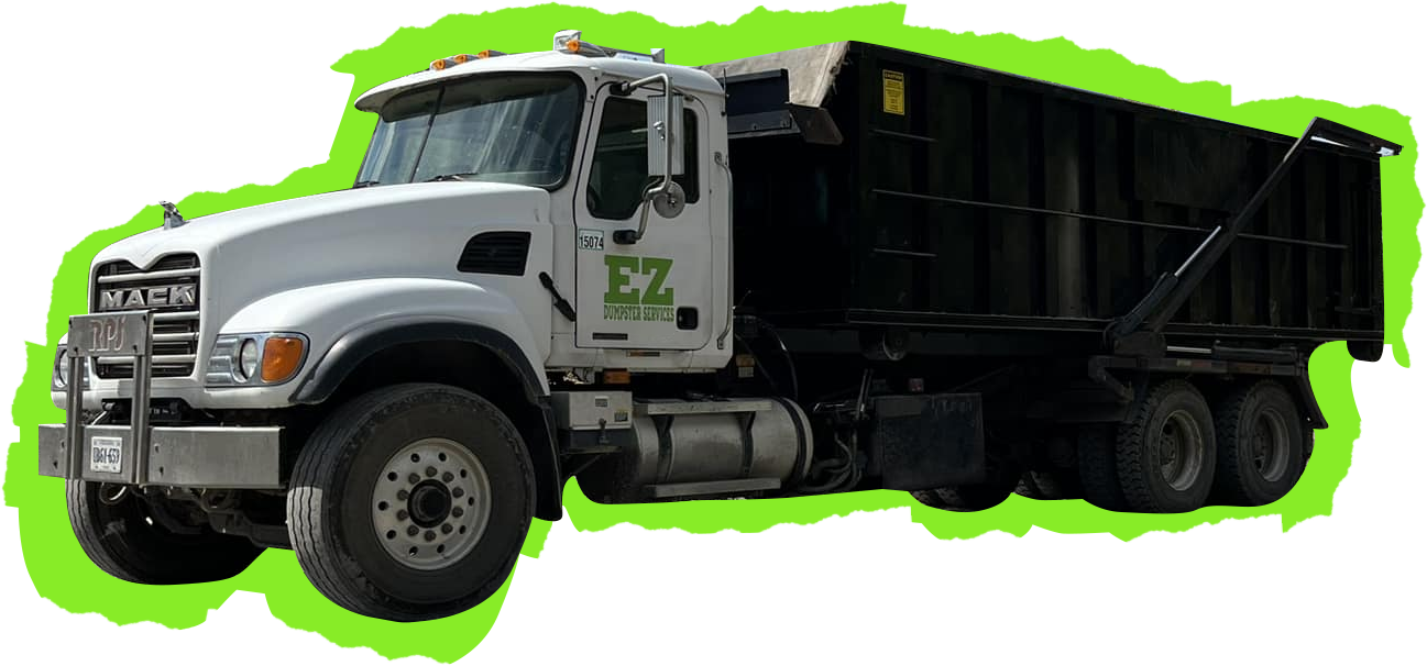 EZ Dumpster Services truc