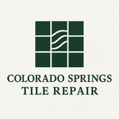 A logo for colorado springs tile repair