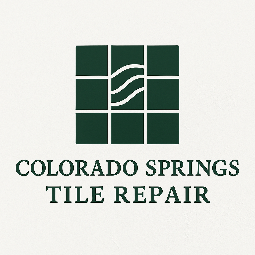A logo for colorado springs tile repair