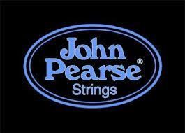 John Pearse Strings logo: blue text within an oval, reading